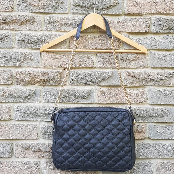 💙💛 Shop for a Good Cause! Quilted Leather Purse - Picture 1 of 11
